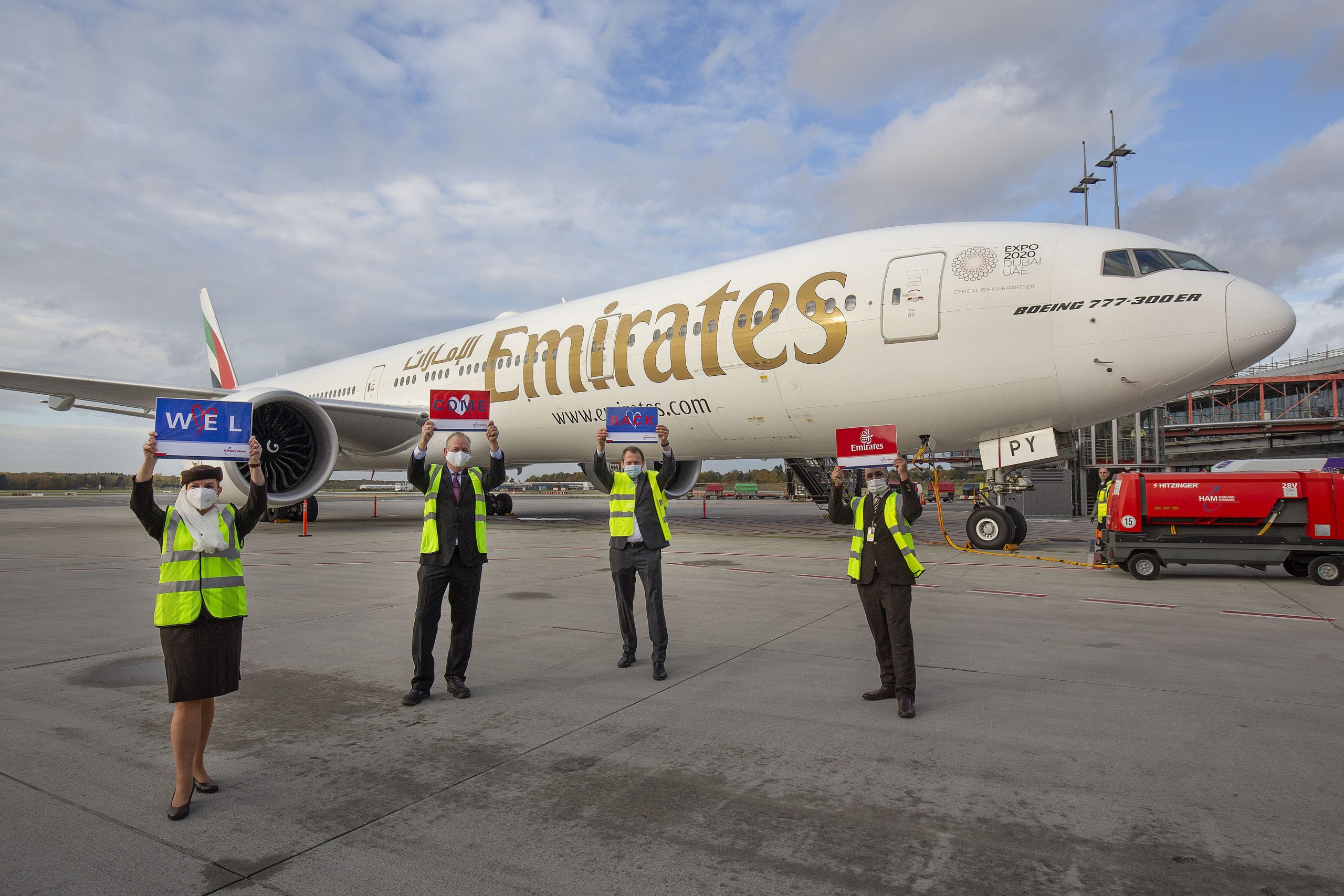 Emirates ist zurück am Hamburg Airport
