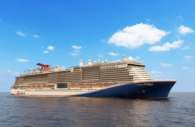 Mit der Jubilee erhält Carnival Cruise Line drittes LNG-betriebenes Schiff
