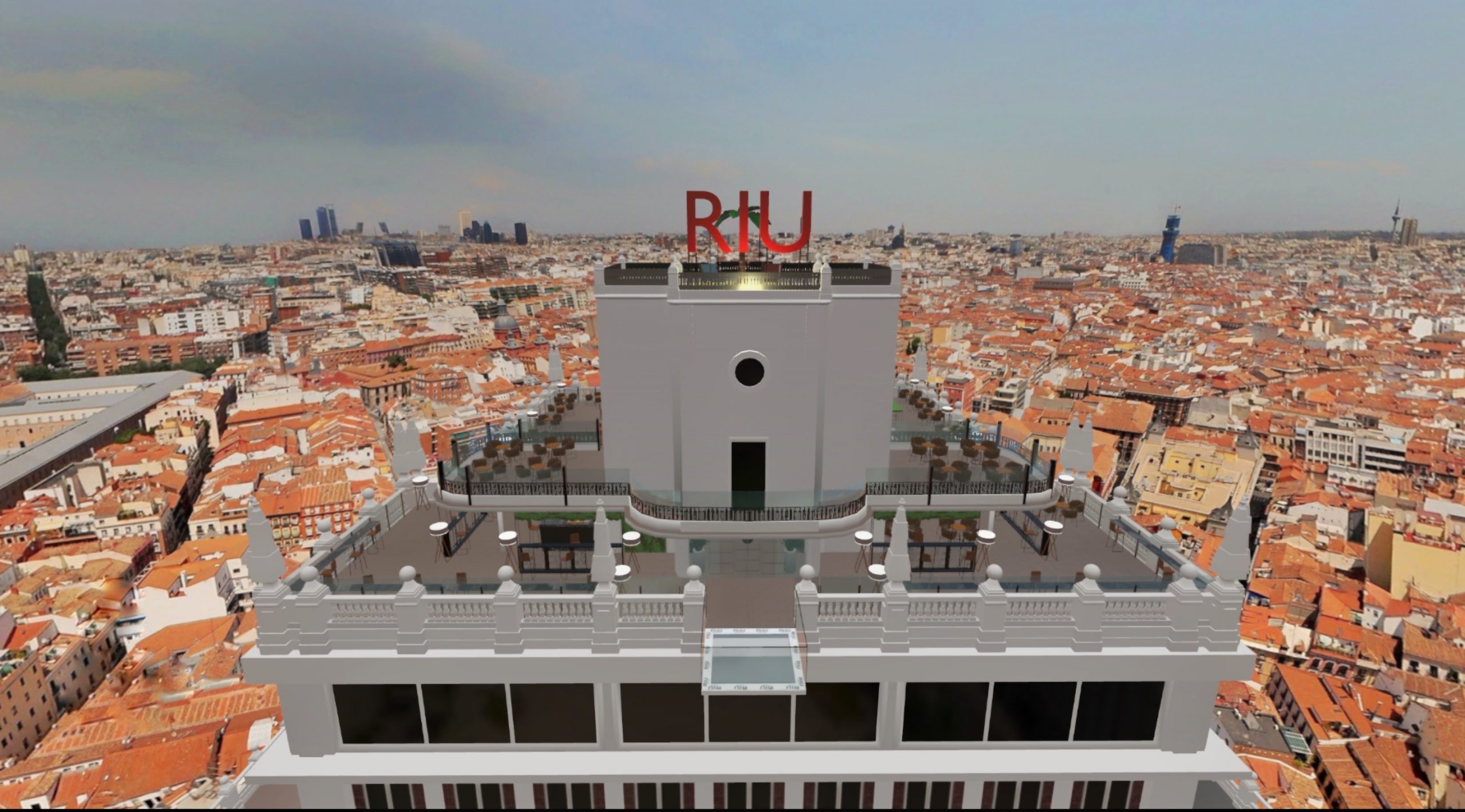 Das Hotel Riu Plaza España im Metaversum