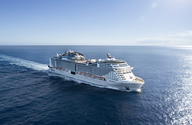 Die MSC Bellissima ergänzt das aktuelle Sommerprogramm von MSC Cruises im Mittelmeer