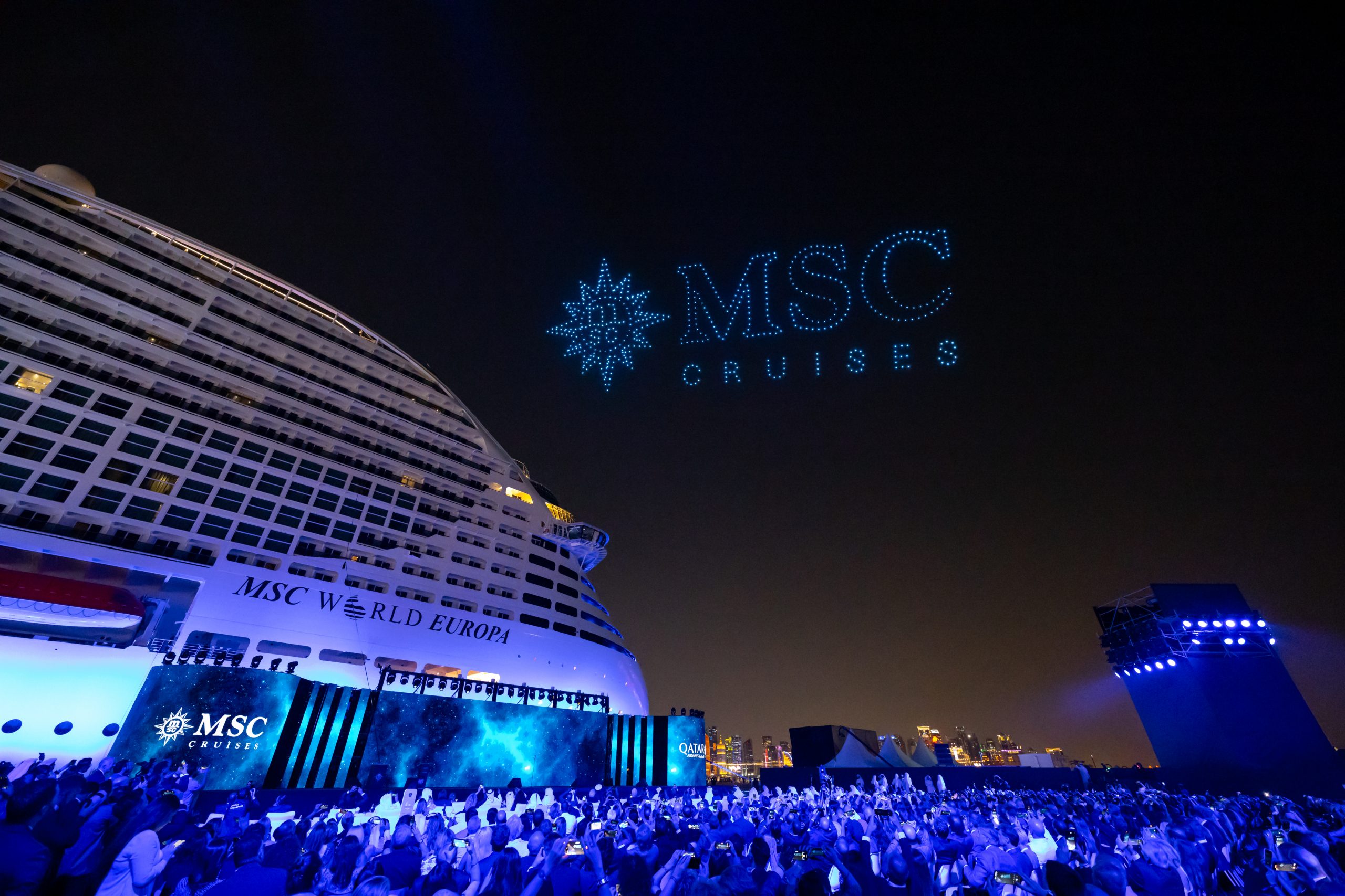 Taufe der MSC World Europa in Doha