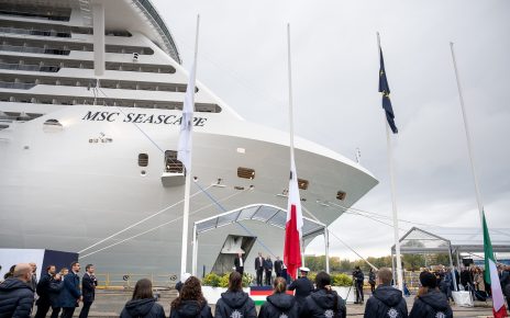 Die MSC Seascape wird an MSC Cruises ausgeliefert
