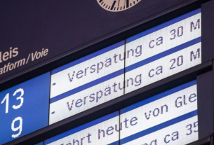 Jeder dritte Fernverkehrszug der Deutschen Bahn 2022 zu spät