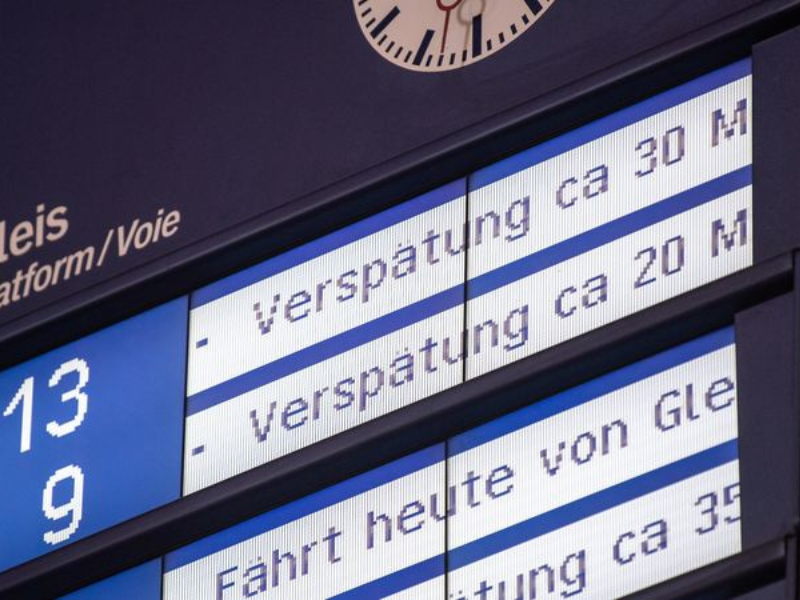 Jeder dritte Fernverkehrszug der Deutschen Bahn 2022 zu spät