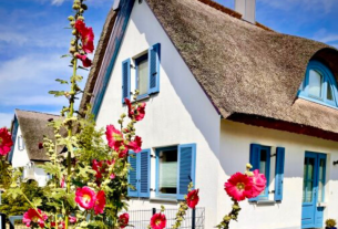 Urlaub mit Hund Reethaus Störtebeker direkt am Strand eingezäunt