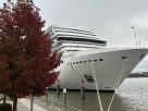 Die MSC Poesia läuft zum ersten Mal das Cruise Center HafenCity in Hamburg an