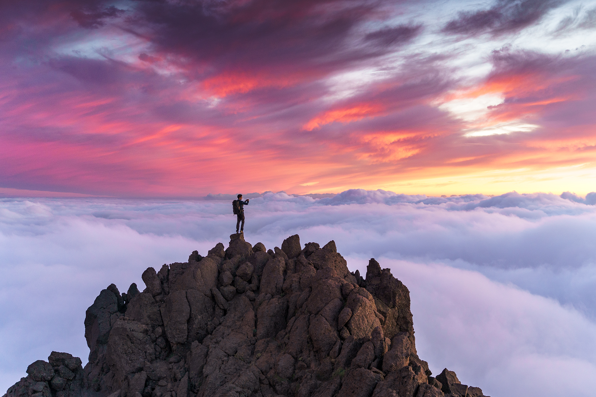 Über den Wolken von La Palma: Das geheimnisvolle Wolkenmeer der Isla Bonita