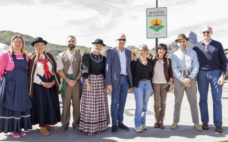 Tejeda knüpft europäische Freundschaften unter blühenden Mandelbäumen