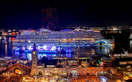 Fernweh pur zum 837. HAFENGEBURTSTAG HAMBURG: AIDA Cruises präsentiert sich mit drei Schiffen und großer Urlaubswelt an Land