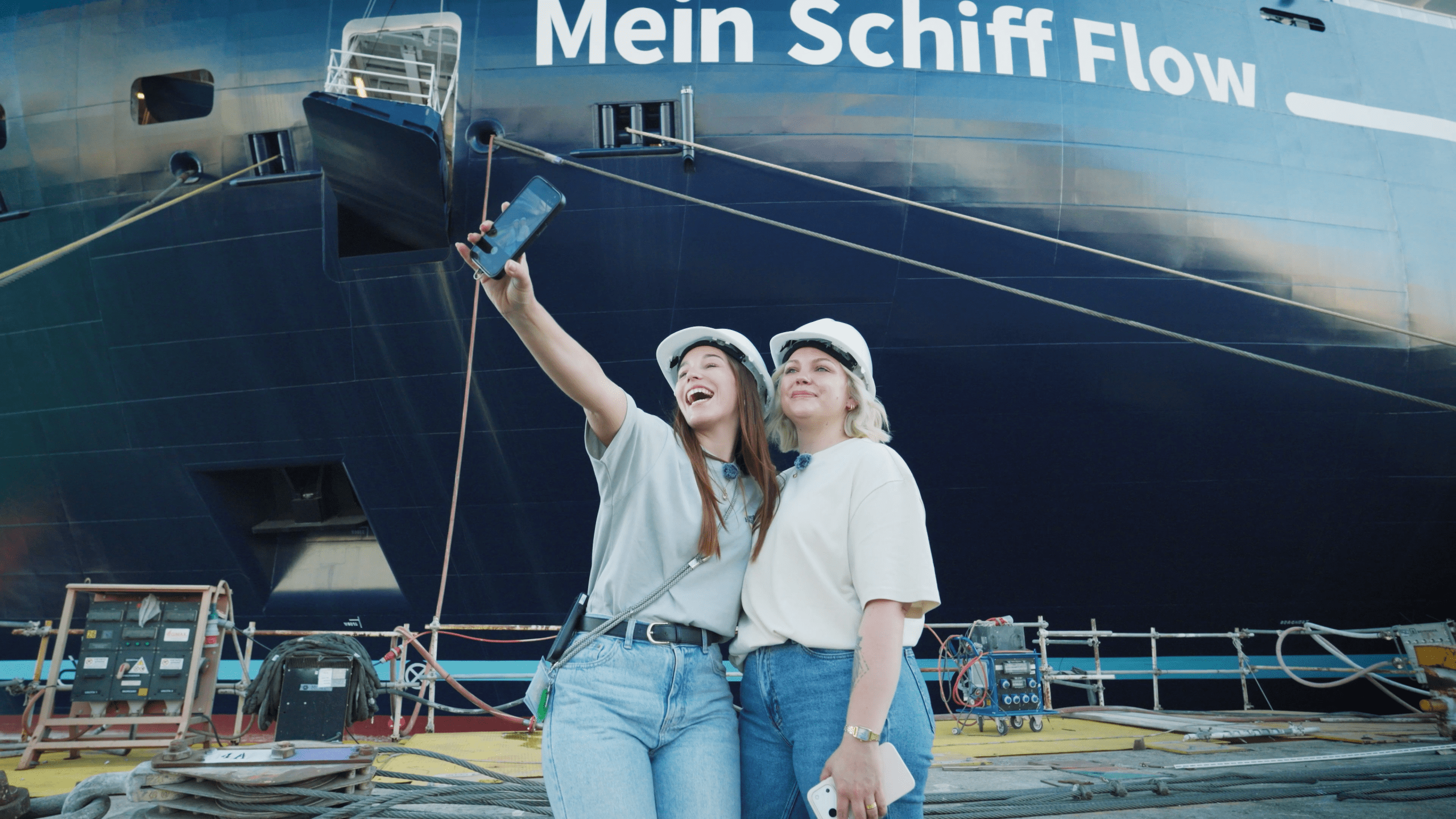 Gangway frei: Crew Mass Arrival markiert besonderen Meilenstein auf dem Weg zur Indienststellung der Mein Schiff Flow